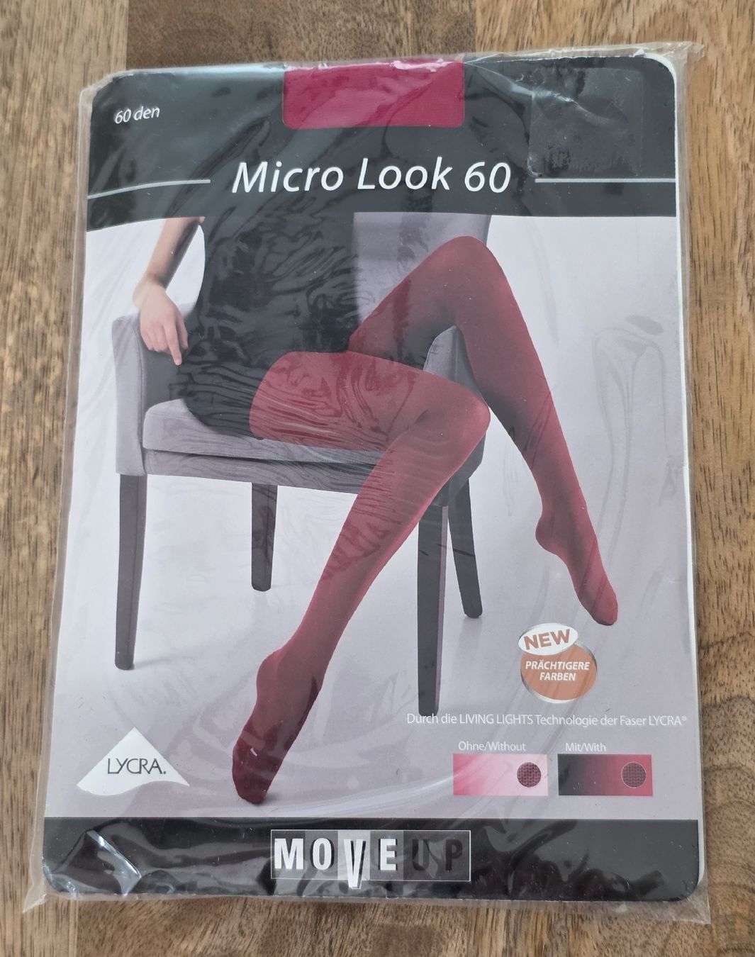 Collants: Micro Look 60 Strumpfhose Rot Groesse 46-48 neu – Neuf avec emballage d'origine à Rheinsulz par Gilea