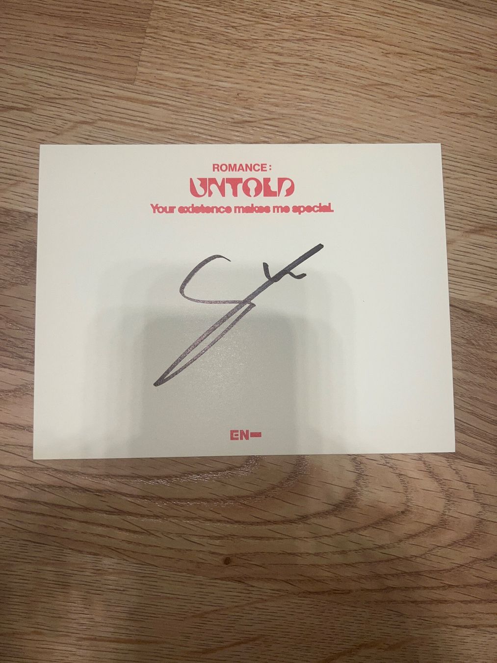 CD: Enhypen signed postcard Sunoo kpop – Nuovo (secondo la descrizione) da Berikon venduto da Alice_z