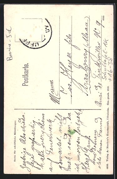 Cartoline postali: Schultafel-AK Uffenheim, Ortsansicht auf – Usato da Berlin venduto da bartko-reher 1