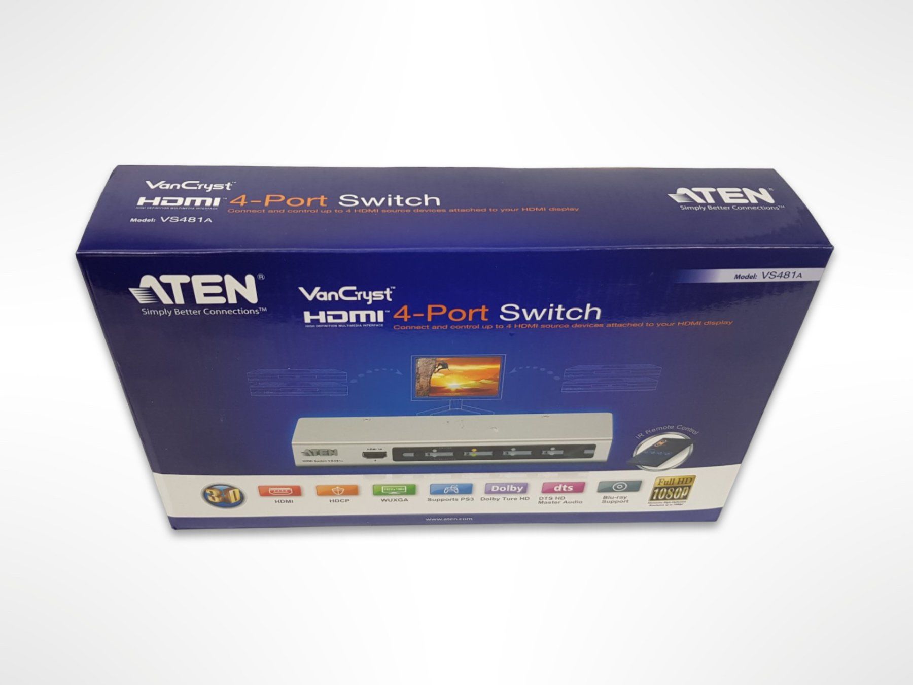 Hubs & Switches: VANCRYST HDMI 4-Port Switch – Gebraucht aus Suhr von Restwert_Suhr 4