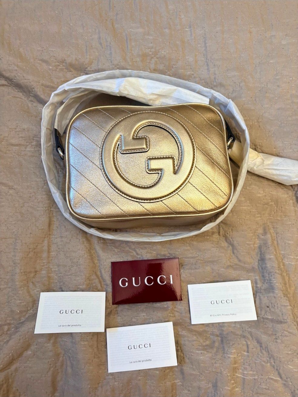 Gucci Taschen für Damen: Sac Gucci Soho doré – Gebraucht aus Sugiez von Diane.A 1