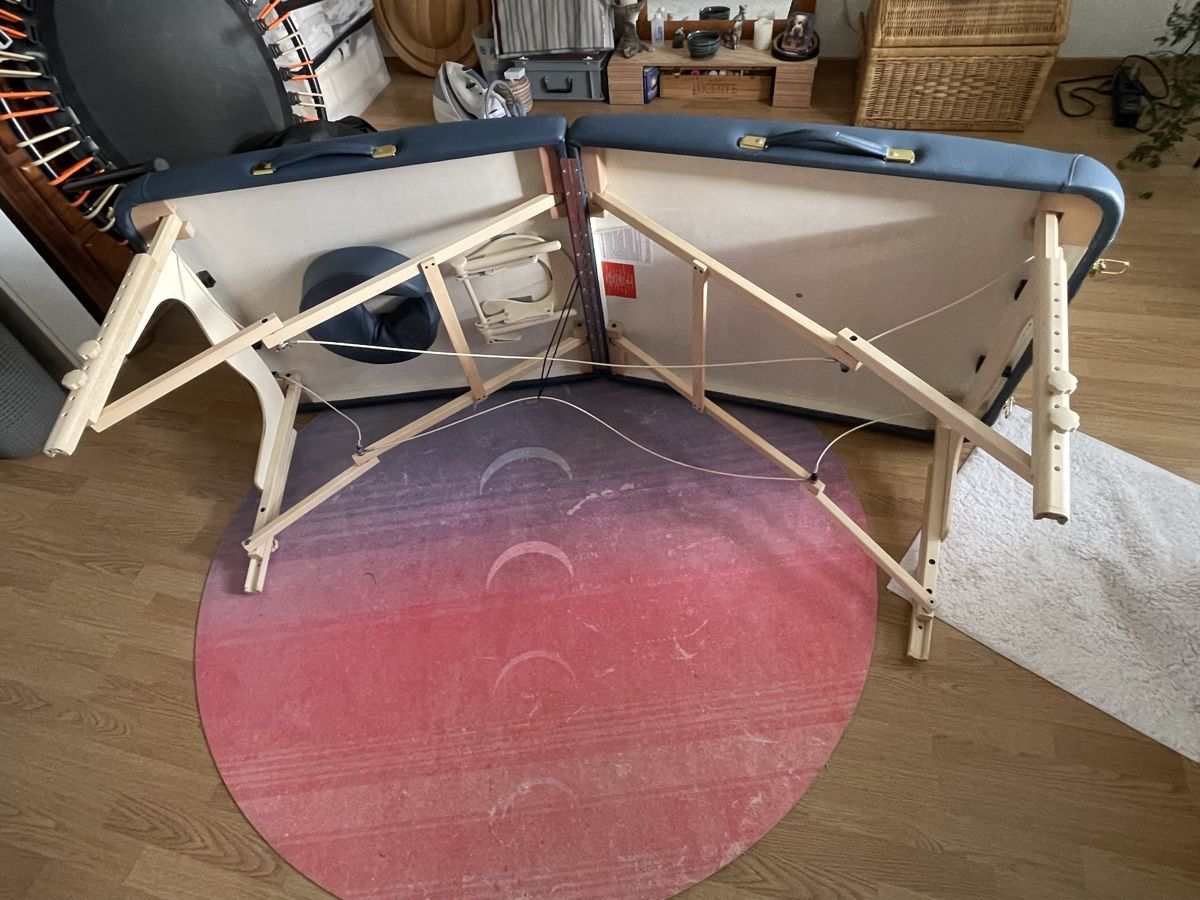 Sedie a sdraio: Kellness Smart Portable Holz-Kofferliege – Usato da Wagenhausen venduto da Haferflocke01 7