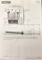 Hilti HUS4- Betonschrauben 8x75mm 42Stk neu