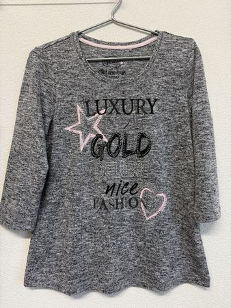 CANDA Shirt, Grau Meliert, Gr. S, neuwertig!