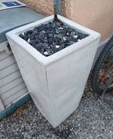 Massiver Pflanzkübel in Beton-Optik