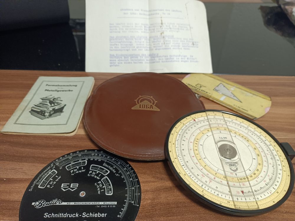 Loga Rechenscheibe inkl div. Zubehör (Gebraucht) in Rorschach für CHF ...