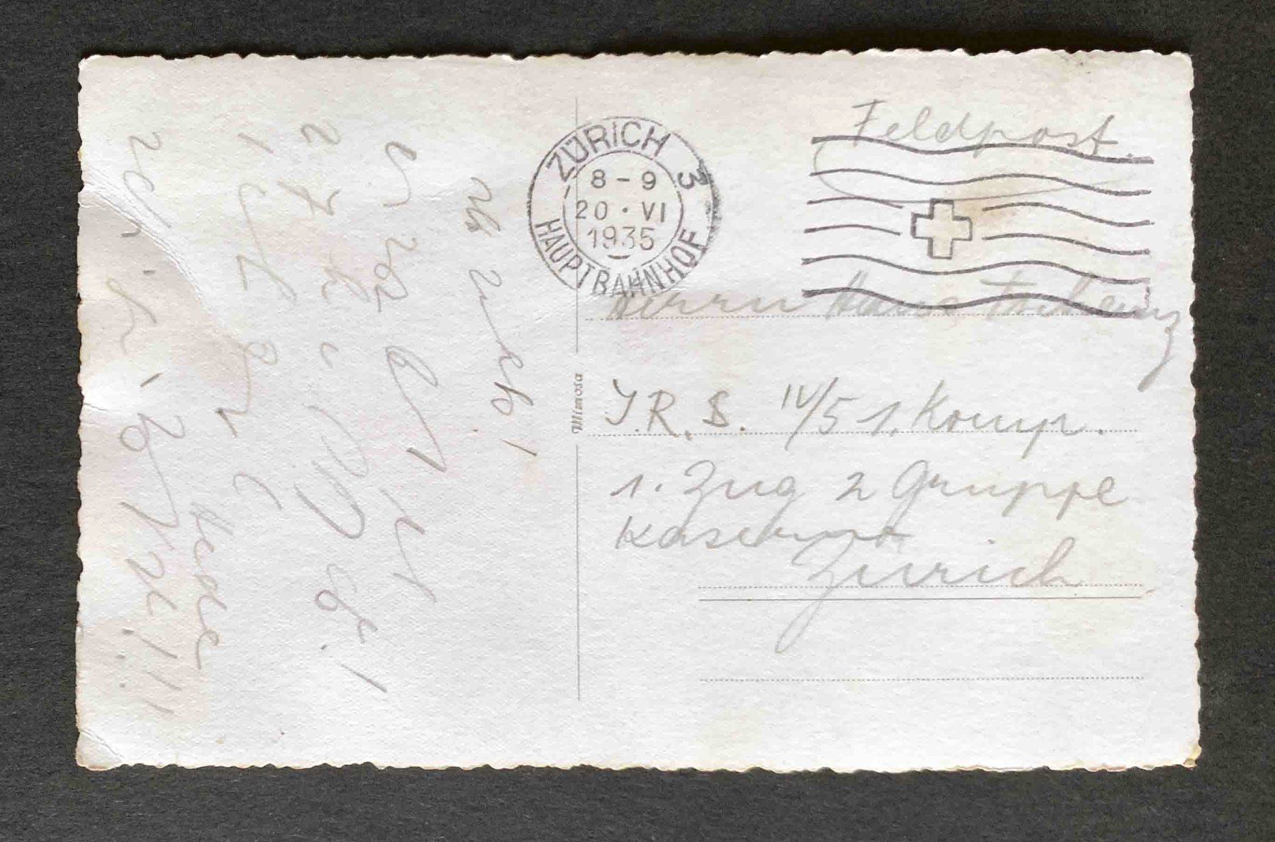 Cartoline postali: AK Feldpost 1935 – Usato da Goldau venduto da artelier1 1