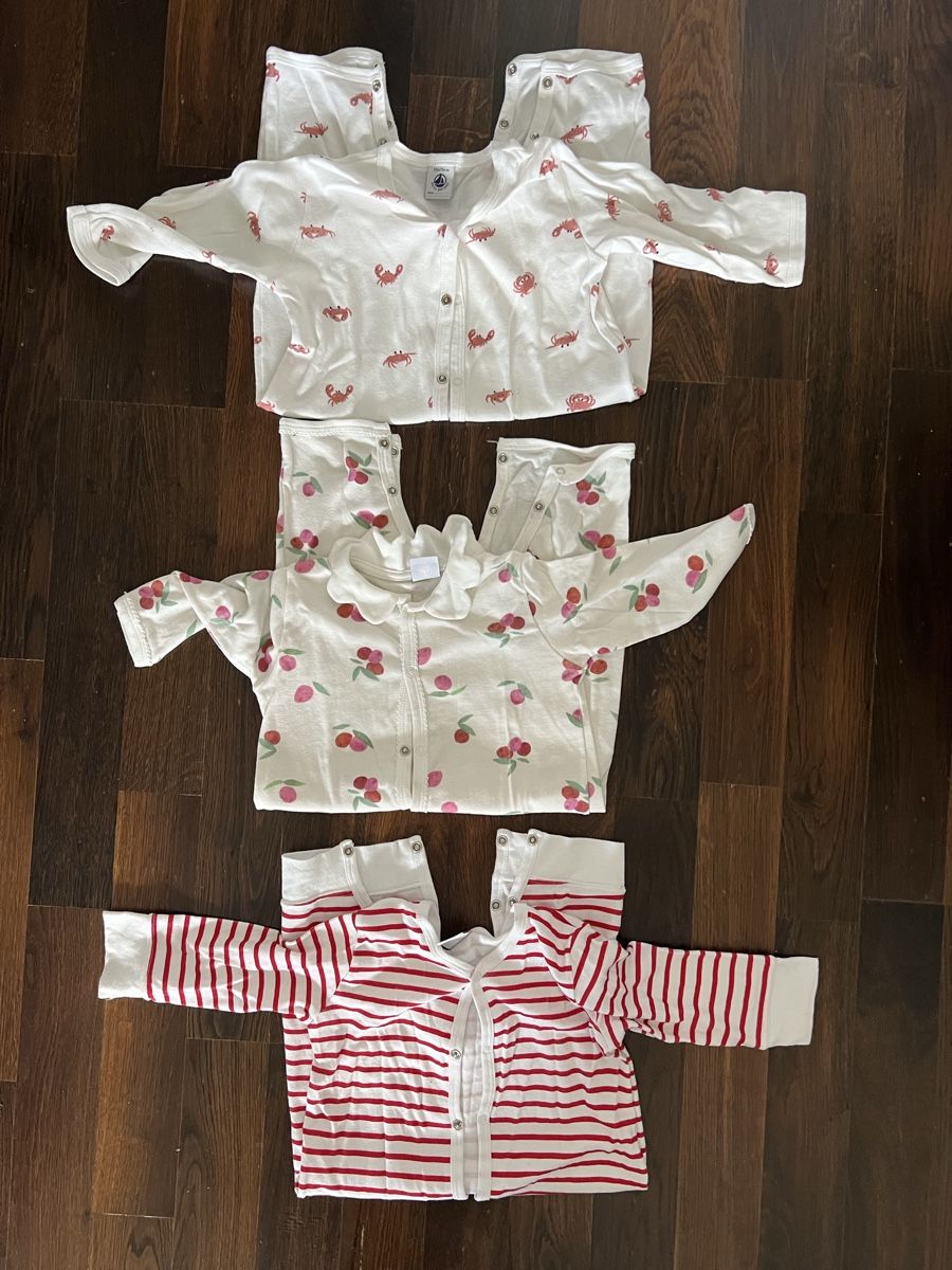 Petit Bateau Pigiami: Strampler Petit Bateau 12 M, 74 cm – Nuovo (secondo la descrizione) da ZÜRICH venduto da mamag81
