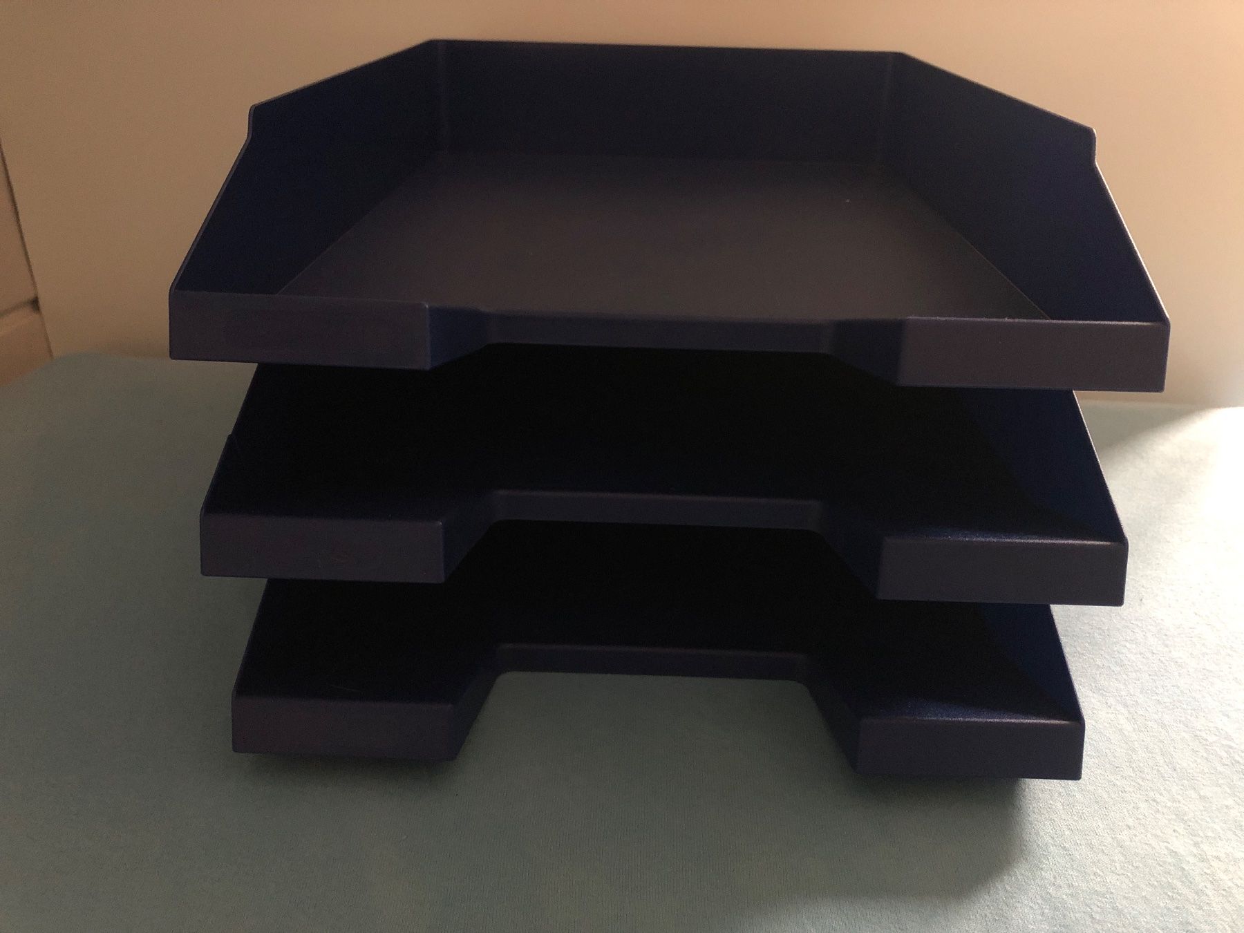 Contenitori & Simili: 3 Briefkörbe, blau – Nuovo (secondo la descrizione) da Wettingen venduto da Nini54