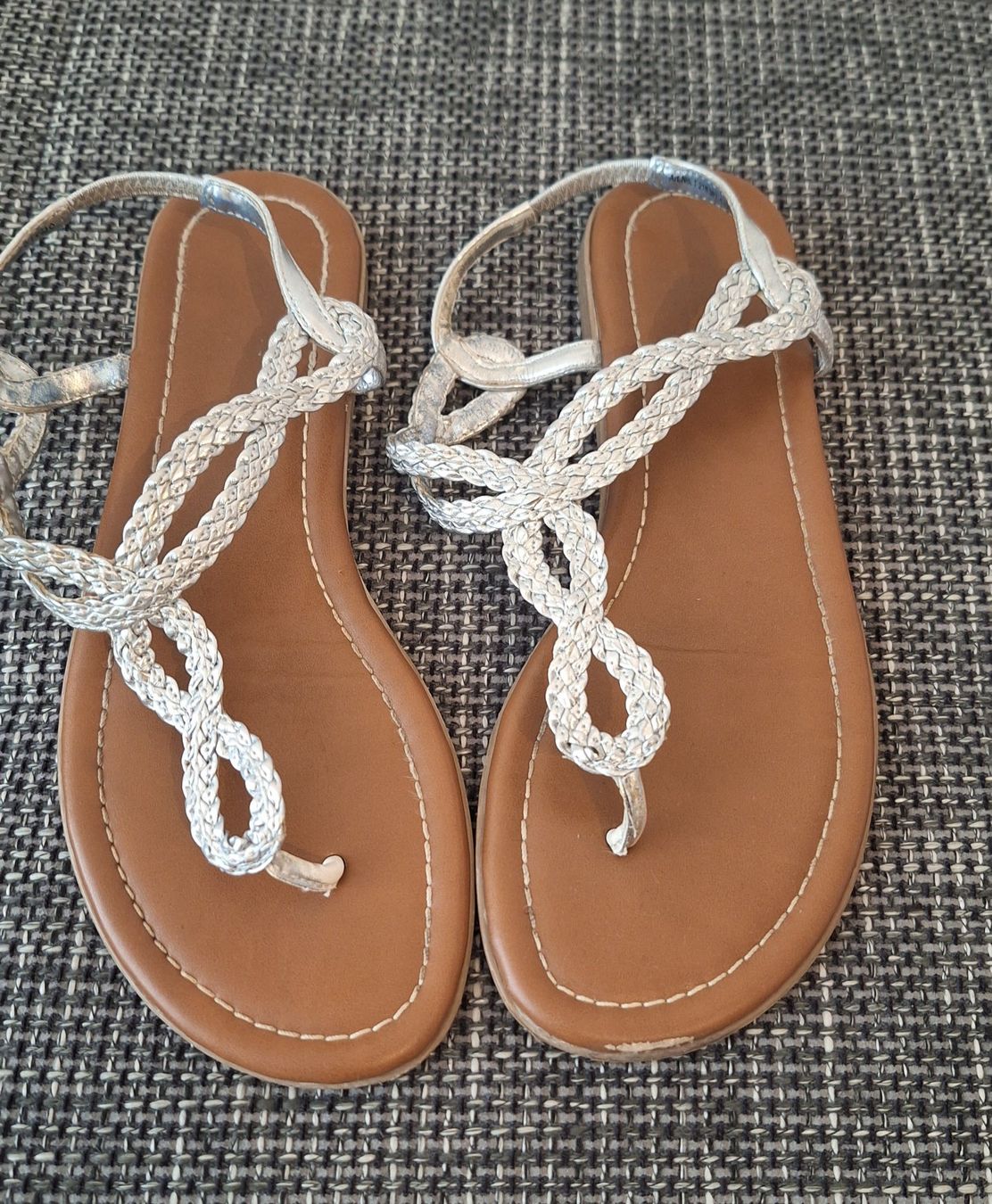 Graceland Scarpe da donna: Graceland Sandalen silber, Grösse 37 – Usato da Winterthur venduto da Simply_nm