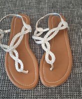 Graceland Sandalen silber, Grösse 37