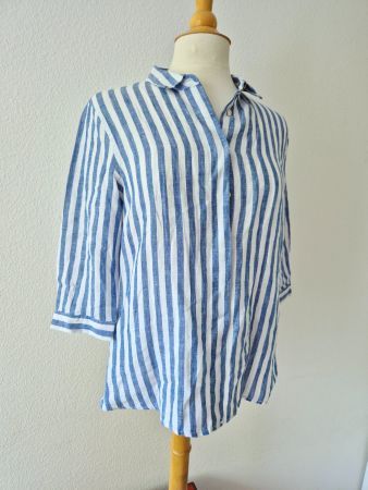 BLUSE HEMD PAUL KEHL LEINEN LINEN LEINENBLUSE 36 S TOP