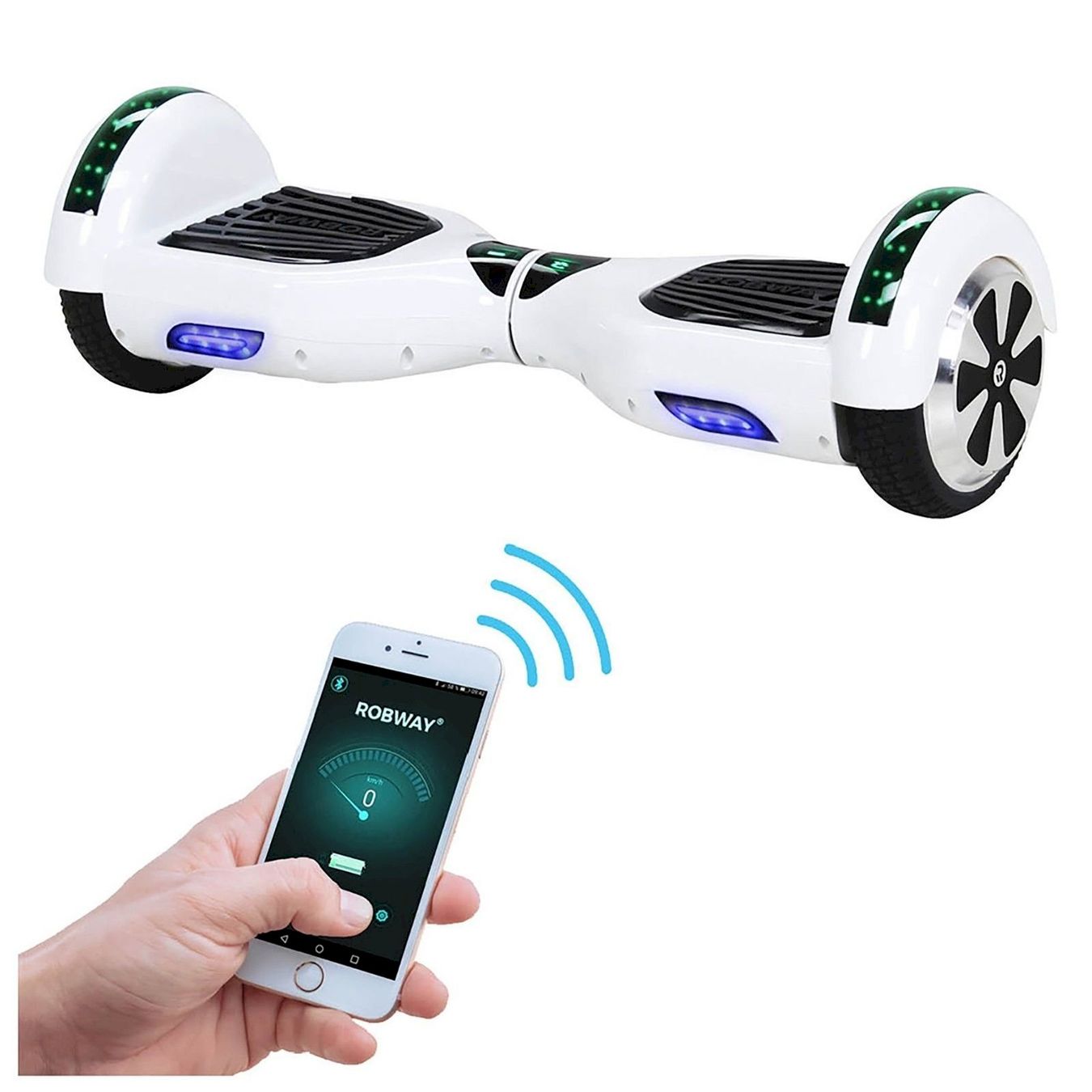 Hoverboard: Robway W1 Hoverboard 2.0 Weiß – Nuovo e nell'imballaggio originale da Bottighofen venduto da zaap