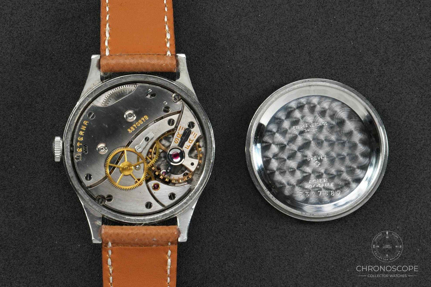 Eterna Uhren: Eterna “Gilt Dial” Oversize Wristwatch – Gebraucht aus Luzern von ChronoScope6004 3