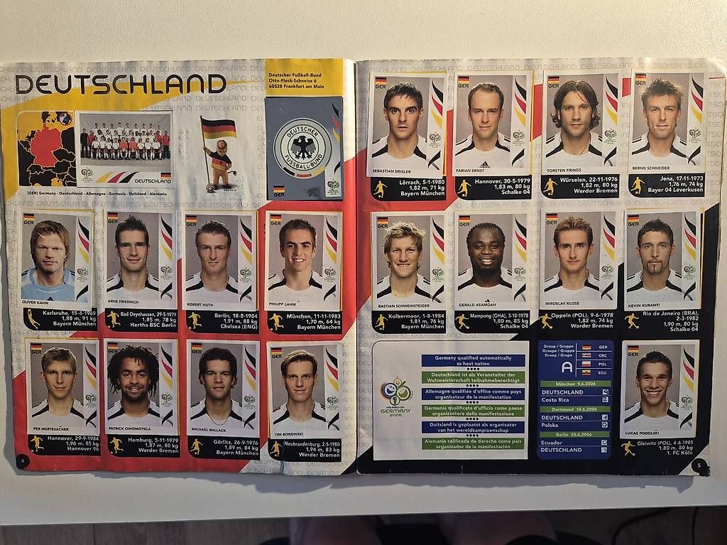 Album: FIFA WORLD CUP 2006 - Album Panini complet 100% – Usato da Echallens venduto da cha_6vnf 2