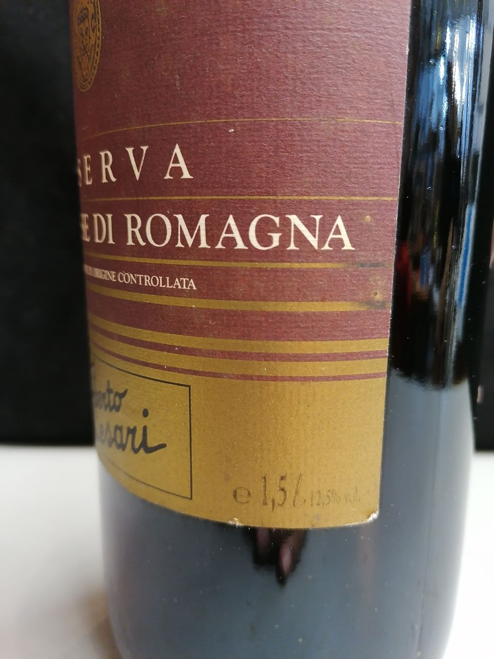 Vins: RISERVA SANGIOVESE DI ROMAGNA 1991 – Neuf (Voir description) à Genève par Leboucheoreilles 2