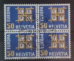 3967) 401, Europamarken 1963, ET im 4-Block Kt. 10.-