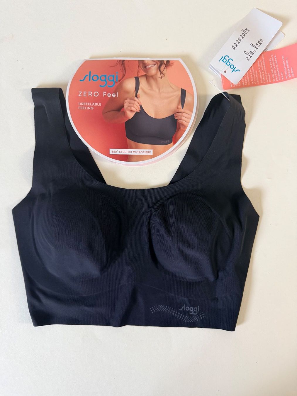 Sloggi Altra biancheria intima: SLOGGI, Top ZERO FEEL, Grösse XS, Farbe Schwarz – Nuovo e nell'imballaggio originale da Rudolfstetten venduto da gst_g7xl