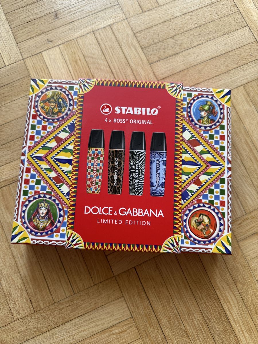 Stabilo Penna & Evidenziatori: Coffret Stabilo & Dolce Gabbana – Nuovo e nell'imballaggio originale da Fully venduto da jen_x665