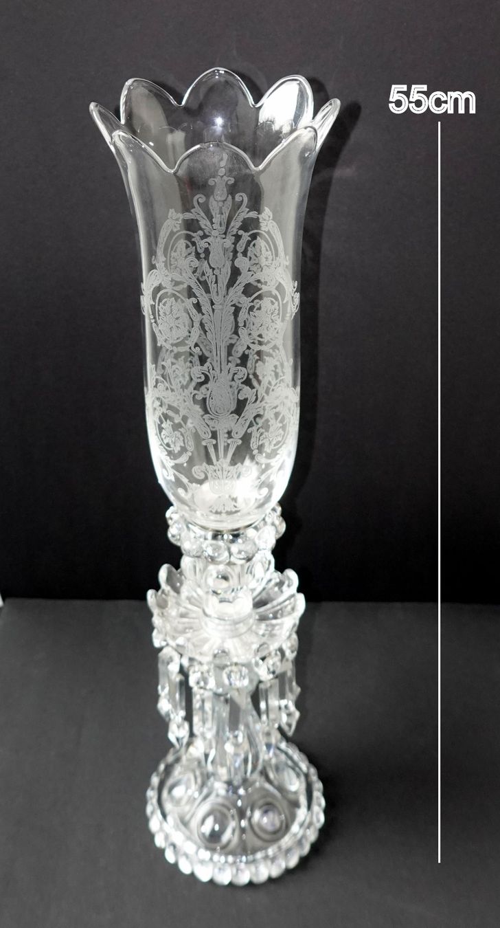 Baccarat Portacandele: Baccarat Kerzenleuchte – Usato da Brunnen venduto da brocundfloh
