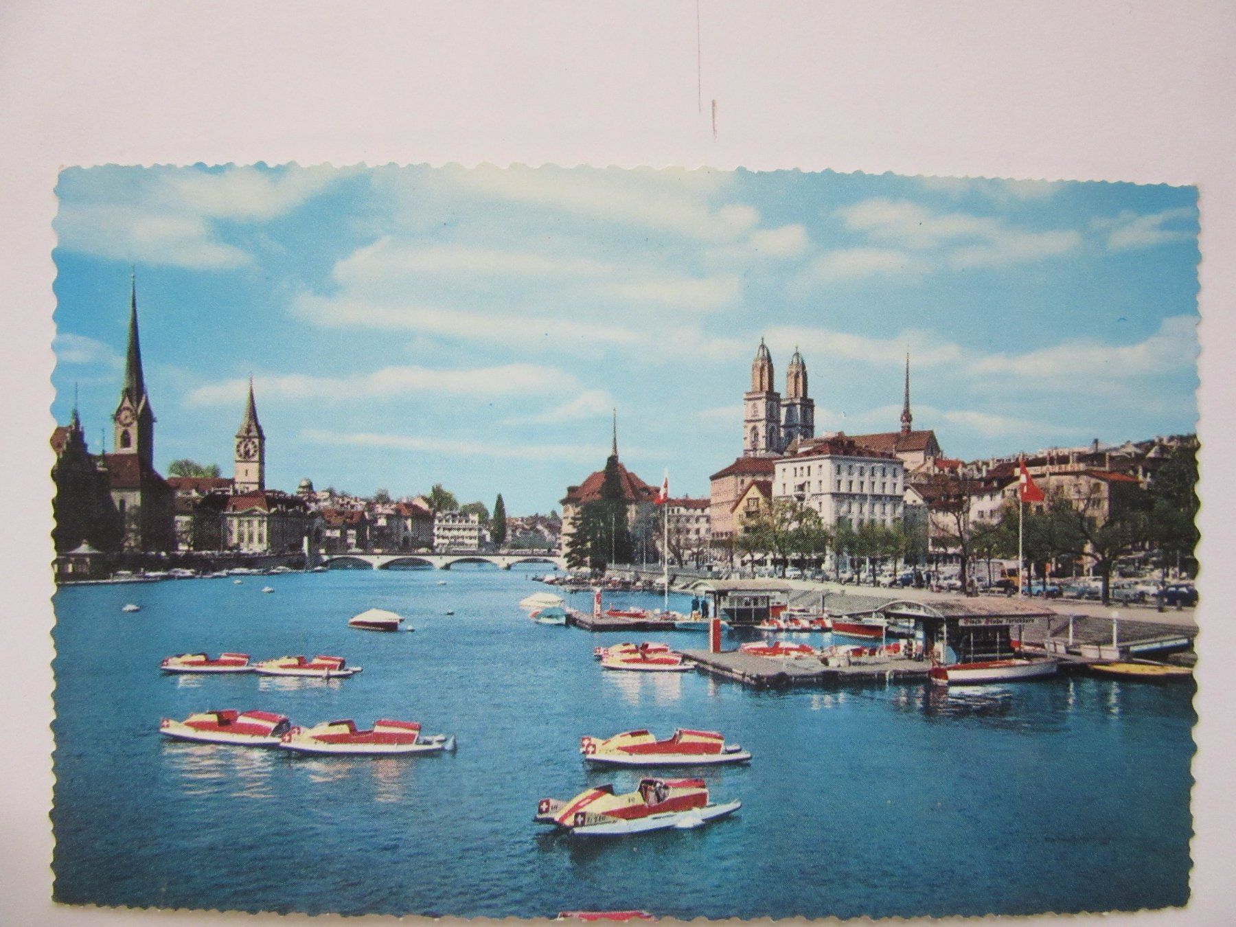Ansichtskarten: 6 Ansichtskarten Zürich 1960er Jahre – Gebraucht aus Meilen von curly56 5