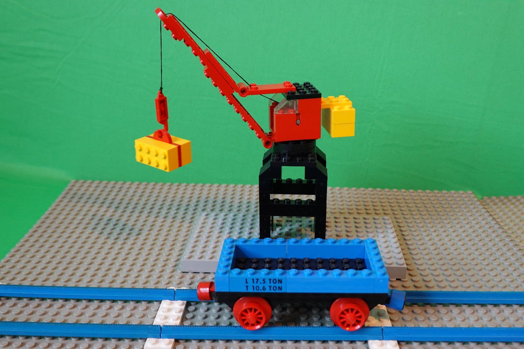 Lego Giocattoli: Lego 132 Kran und Wagen – Usato da Basel venduto da iwakuni 1