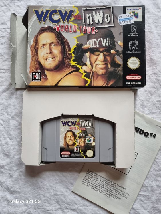 Jeu N64 WCW Vs NWo World Tour - Catch - Nintendo 64 - Bon état - Testé