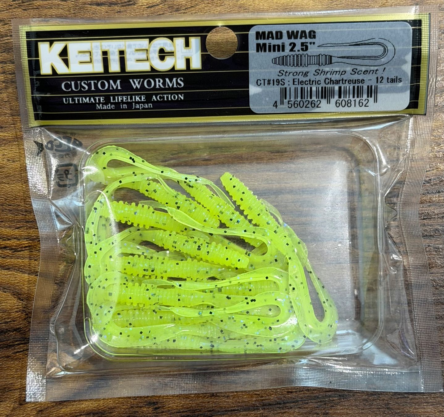 Keitech Esche: Keitech Mad Wag Mini 2.5" (5.3 cm) – Nuovo e nell'imballaggio originale da Widnau venduto da Fishingtackle_Oggy