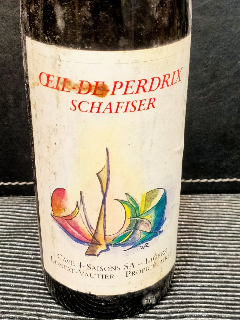 Vins: OEIL DE PERDRIX SCHAFISER 1994 – Neuf (Voir description) à Genève par Leboucheoreilles 2