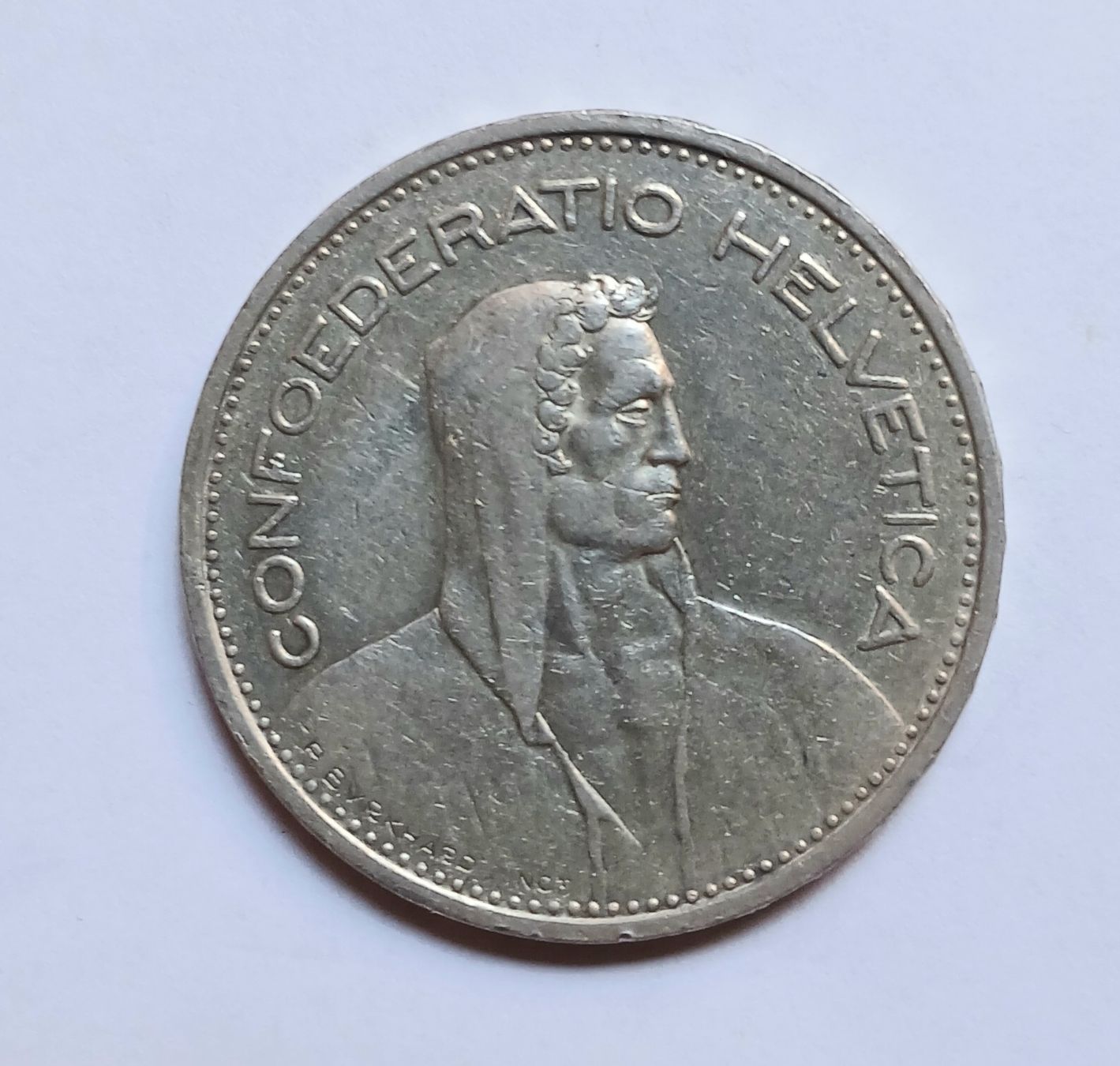 Tutti le monete: 5 fr argent 1953 – Usato da Sciernes-d'Albeuve venduto da Dojo004 1