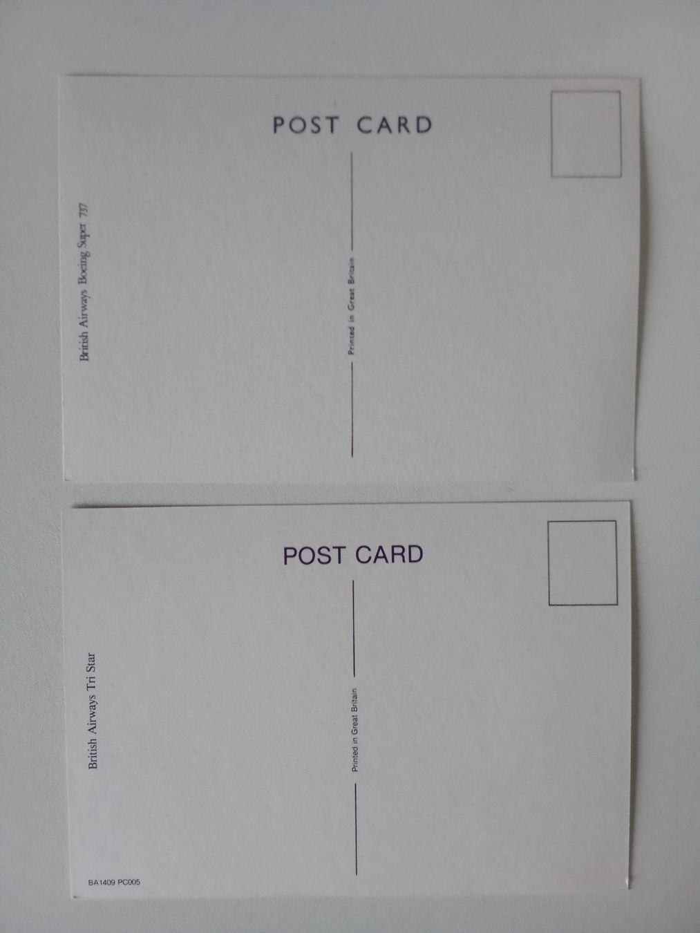 Cartoline postali: Aviatik 2 alte Ansichtskarten der British Airways – Usato da Bilten venduto da Bora3 1