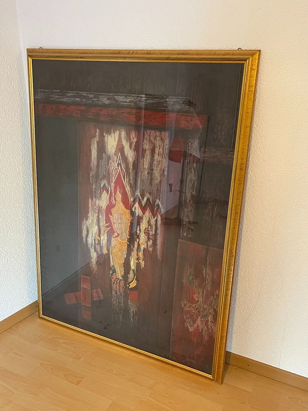 Gemälde: Peinture Buddha Ecole thaïlandaise -Thai School Buddha paint – Gebraucht aus Martigny von Manu144