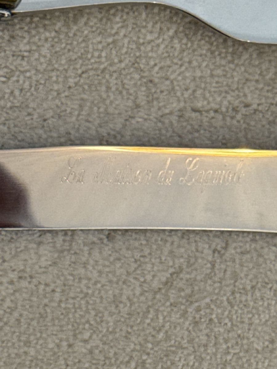 Laguiole Messer: Set de couteaux Laguiole environ 10 ans – Neu und originalverpackt aus Crassier von GGblue23515 3