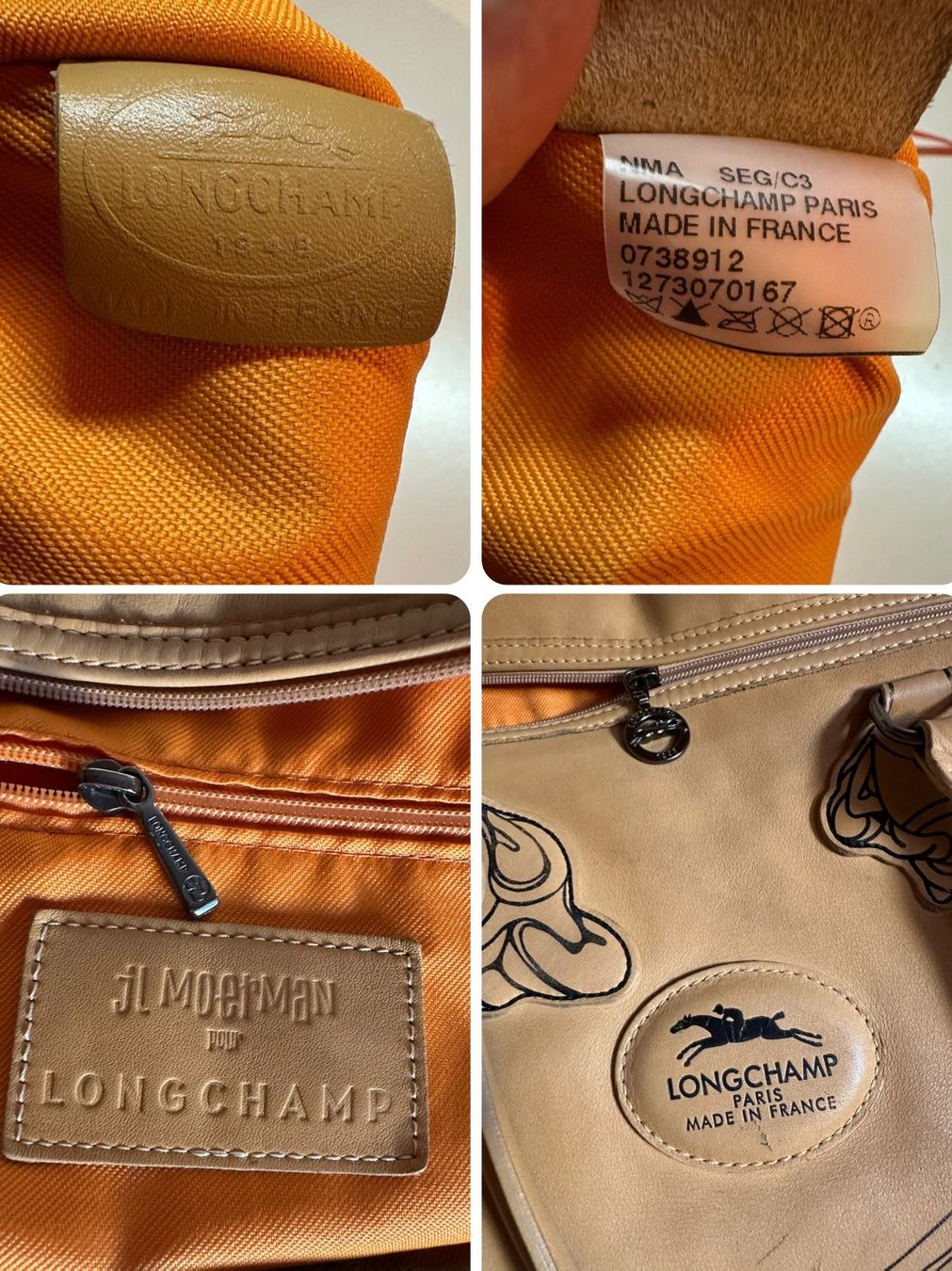 Longchamp Taschen für Damen: LONGCHAMP x Jean-Luc Moerman (Édition limitée) – Gebraucht aus Bernex von euma1976 5