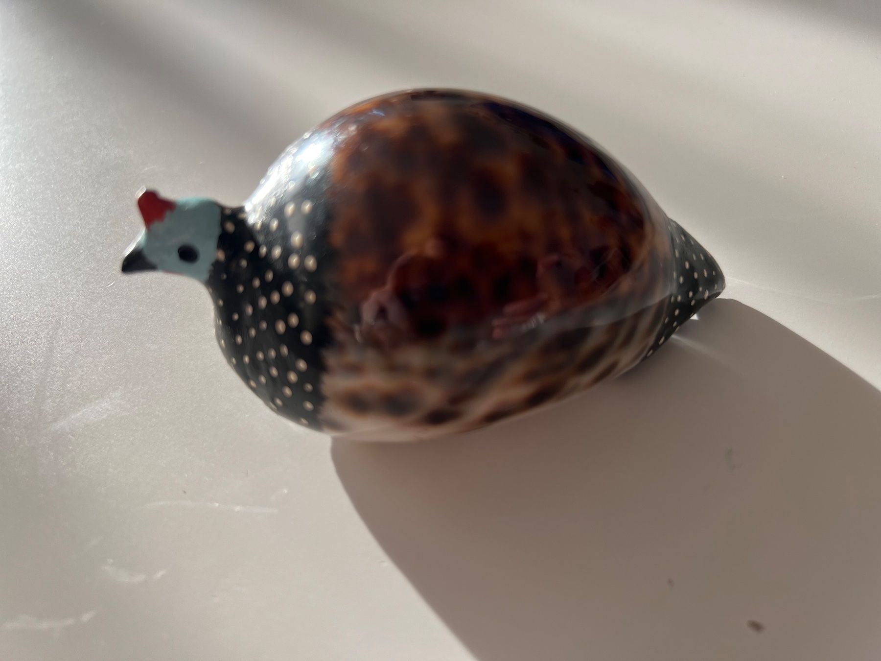 Figuren: Auerhuhn aus Afrika / Muschel – Neu (gemäss Beschreibung) aus Thun von Siladi