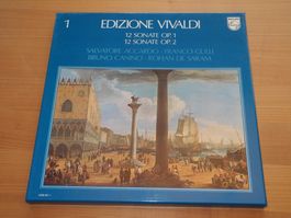 VIVALDI: VIOLINSONATEN - ACCARDO / GULLI - PHILIPS - 5 LPs