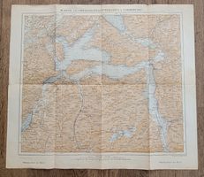 Karte VIERWALDSTÄTTERSEE u.U. alt, ohne Jahr