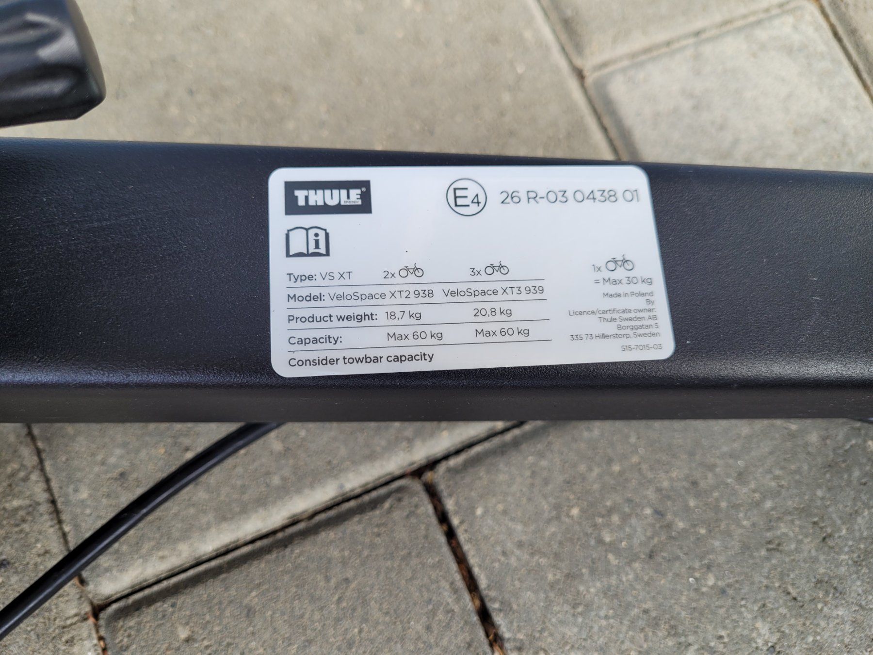 Travi: Veloträger - Thule VeloSpace XT 2 – Usato da Schellenberg venduto da FiRe_1 4