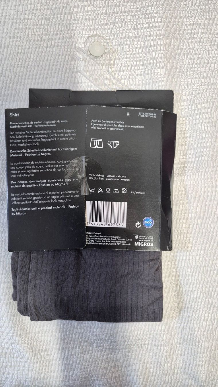 John Adams T-shirt: *** NEU Shirt  grau in S *** Briefpost – Nuovo e nell'imballaggio originale da Villars-sur-Glâne venduto da snacks01 2