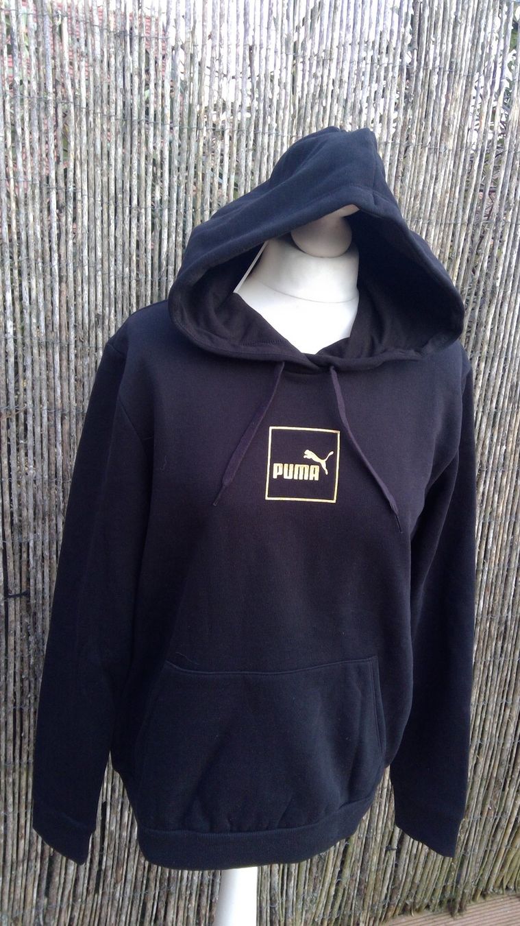 Puma Maglioni & Felpe: Pullover à capuche noir PUMA & doré, taille L, NEUF – Nuovo e nell'imballaggio originale da Agiez venduto da chouchanelle 2
