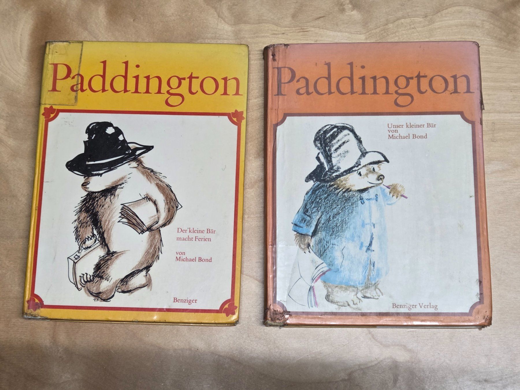 Livres: 2x Paddington - Benziger Verlag - Michael Bond – D'occasion à Basadingen par NekoBricks