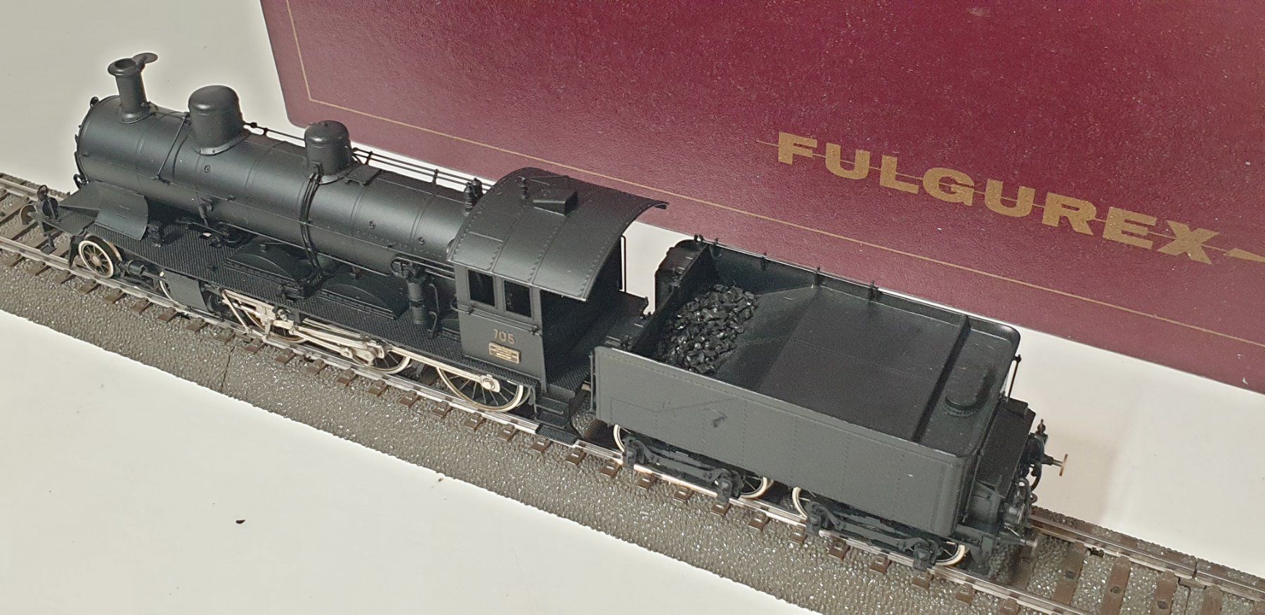 Fulgurex Modellini di ferrovie: Fulgurex SBB A3/5 705  Gotthard  Dampflok  H0/DC – Nuovo (secondo la descrizione) da Neuenhof venduto da ludovicco 3