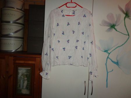 *** Bluse mit Stickerei ***