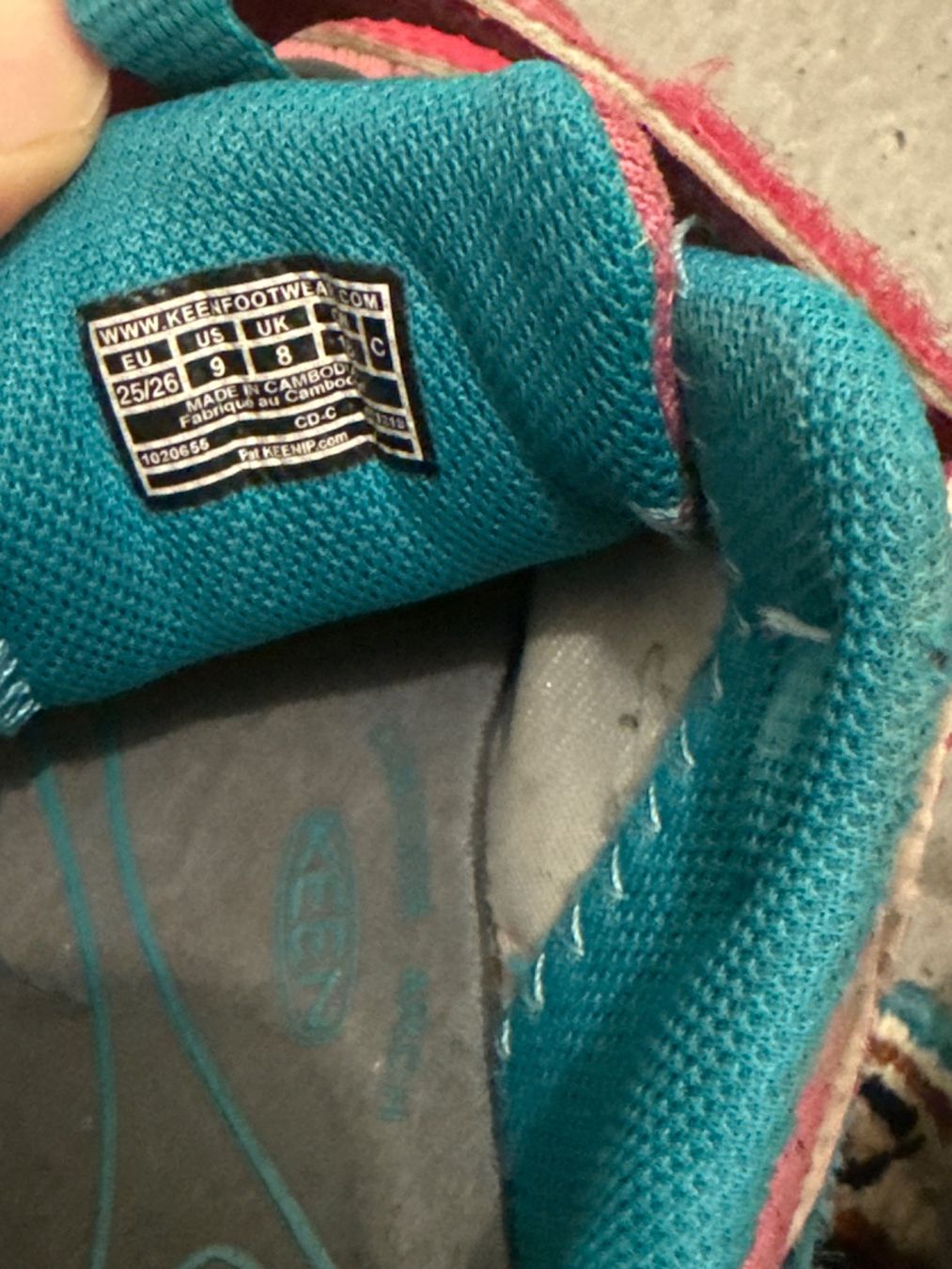 Keen Scarpe per ragazze: Keen Mädchen-Wanderschuhe, Größe 25/26 – Usato da Horw venduto da Edith1981 4
