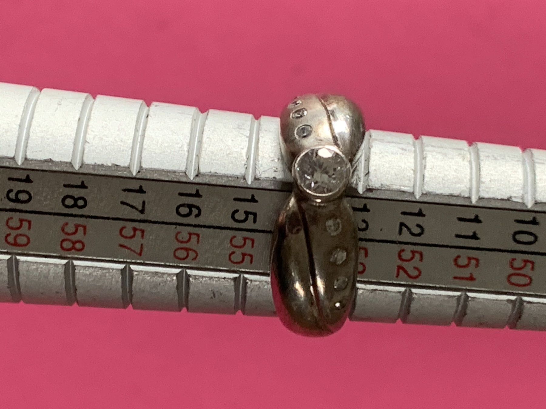 Anelli: Silberring 9 Stone (54/17) – Usato da Dittingen venduto da Bijoubelle 4