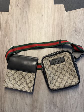 Gucci Gürteltasche mit GG Muster, neuwertig, Top Zustand!