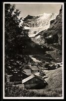 AK Grindelwald, Viehscheidorte mit Kirche