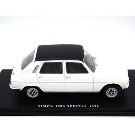 Simca Modellini d'auto: SIMCA 1200 SPECIAL 1973 WEISS 1:24 HACHETTE – Nuovo e nell'imballaggio originale da Suhr venduto da Moebelsiralfred 1