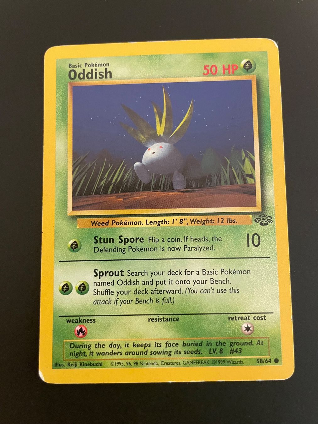 Pokémon Sammelbilder & Trading cards: Oddish 58/64 Jungle – Gebraucht aus Zürich von pokemon_cards