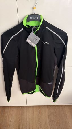 Craft Herren Storm Jersey Gr. M schwarz/gecko NP 169.-